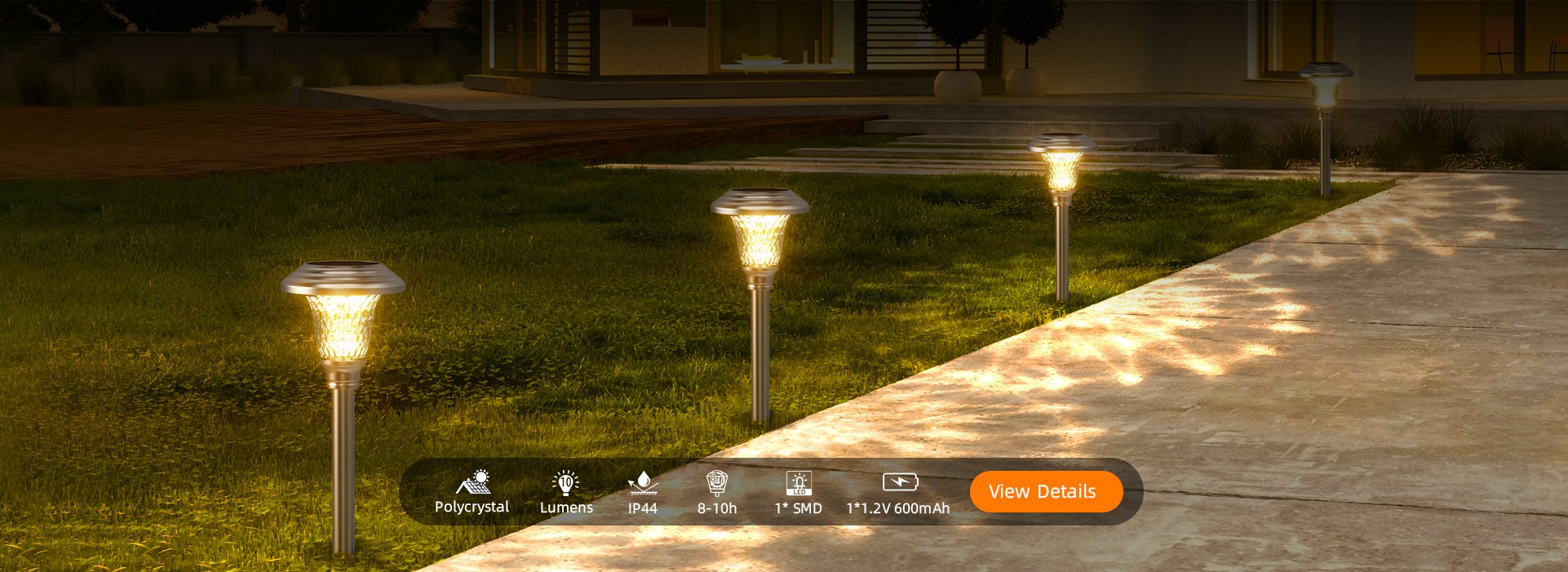 Sól Lawn Landscape Spike Lights