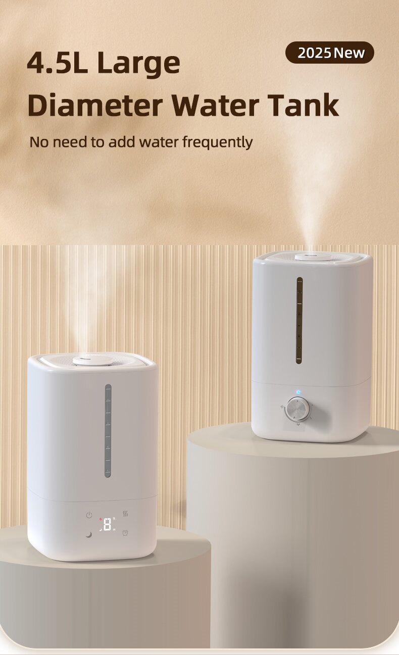 Þriggja hraða Control 4,5L Ultrasonic Cool Mist Ultrasonic rakatæki