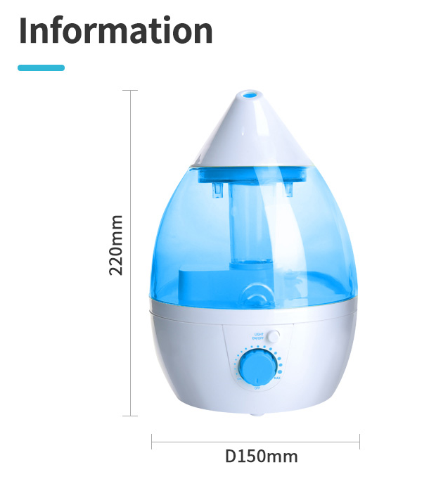 Ultrasonic Cool Mist rakatæki fyrir heimili