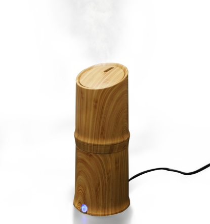 300ml Cool Mist Humidifier Ultrasonic Aroma Essential Olía Diffuser fyrir Office Home svefnherbergi stofu Study Jóga Spa - Wood Grain